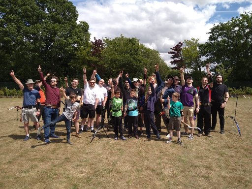 Shoot to the moon group photo - by Lucille Reed